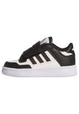 adidas Rapid Court Infant Shoes, Core Black/Cloud White/Ftwr White, 27 EU