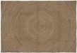 vidaXL Vloerkleed Jute Grijs 140 x 200 cm