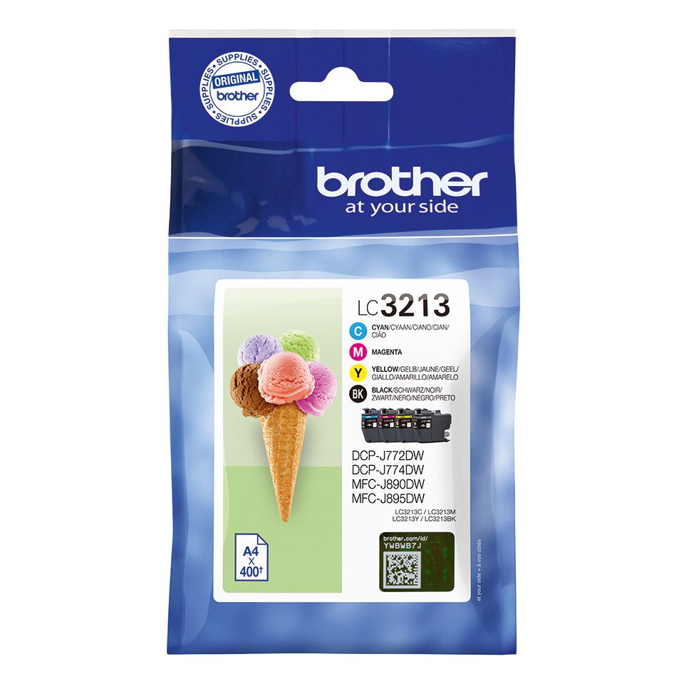 Brother LC-3213VAL - Multipack - Zwart, Cyaan, Magenta, Geel - Origineel