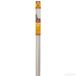 Deltafix Tocht Dorpelstrip met flap. schroefbaar. wit. kunststof. 110cm. lang. x 41 mm. breed x 20 mm. hoog