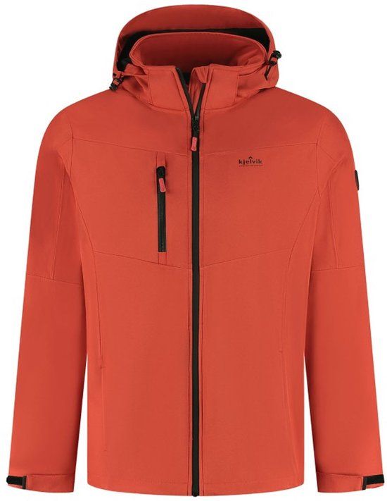 Kjelvik Jas Viktor oranje softshell zomer heren - maat XL