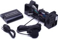 Electronicx Adaptateur AUX Bluetooth Mains libres pour BMW Mini Rover Connecteur plat ▶ Streaming audio Kit mains libres pour voiture - Appels musicaux sans fil