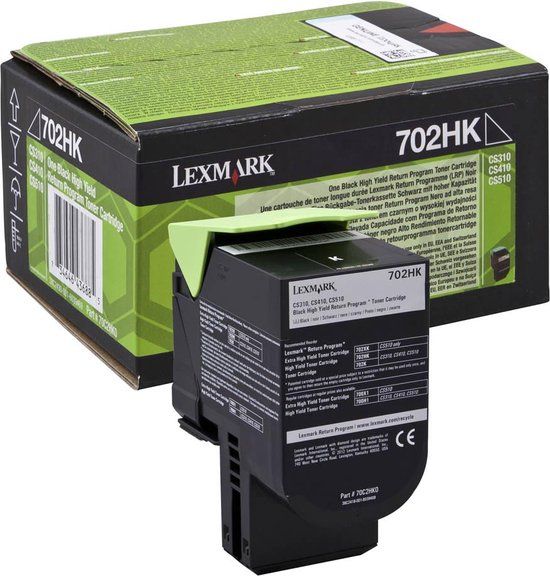 Lexmark 702HK R Black Toner Cartridge