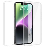 Dubbele Icecat Dubbele transparante beschermhoes PC + TPU Full Body 360, compatibel met iPhone 14 (6.1)