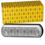 HELLA 2BA 013 398-011 Knipperlicht - Shapeline Tech - LED - 12/24V - Gekleefd/Opbouw - Lenskleur: Transparent - Stekker: AMP - Links voor/Rechts voor - Aantal: 1