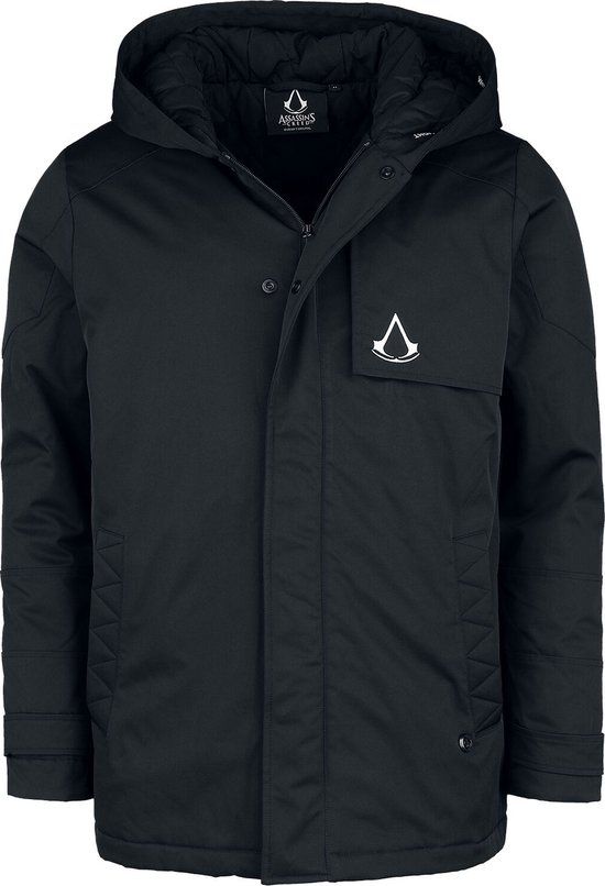 Assassin's Creed Musterbrand Assassin's Creed X Musterbrand Logo Heren Tussenseizoensjas - Zwart - S