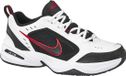 Nike Air Monarch IV Heren Sneakers Schoenen Wit-Zwart 415445-101 - Maat EU 43