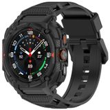 Wigento Samsung Galaxy Watch Ultra 47mm TPU Beschermhoes met Geïntegreerde Band - Zwart