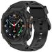 Wigento Samsung Galaxy Watch Ultra 47mm TPU Beschermhoes met Geïntegreerde Band - Zwart