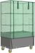vidaXL Verhoogde Plantenbak met Hoes en Wielen 80x50x182 cm Rattanlook