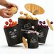 Bacs à légumes - Bacs en plastique avec ventilation - Lot de 4 - Convient pour pommes de terre, oignons et ail - Noir - Bacs de rangement pour la cuisine