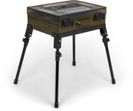 Korum Mega Blox Station Fully Loaded Tacklebox (Incl. Baiting Tools!) - Bivvytafel