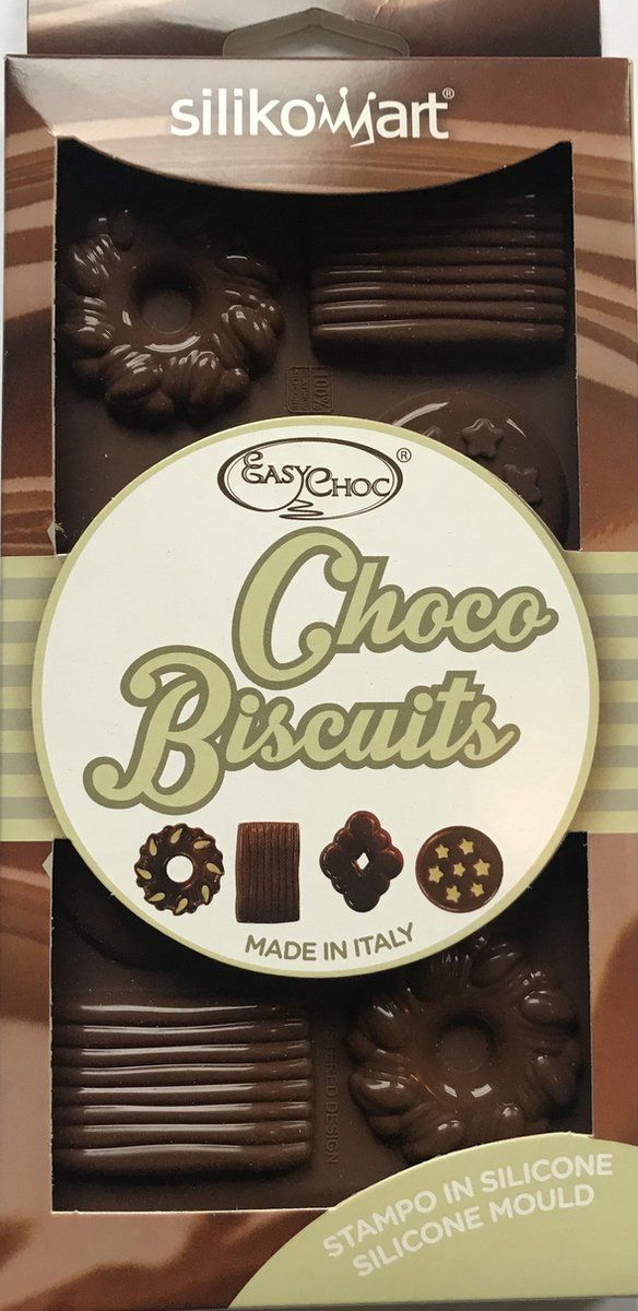 Silikomart Choco Buscuit Siliconen Chocoladevorm - Non Stick