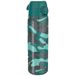 ION8 Lichtgewicht Stalen Kinderwaterfles, 400 ml/13 oz, Zonder Isolatie, Lekvrij, Makkelijk te Openen, Veilige Vergrendeling, Vaatwasserbestendig, Flipdop, Draaggreep, Duurzaam, Aqua Camouflage