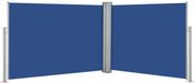 vidaXL Paravent rétractable 120x1000 cm bleu
