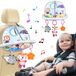 Centre d'activités pour bébés en voiture avec jouets