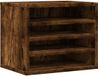 vidaXL Bureau organiser 36x26x29,5 cm bewerkt hout gerookt eikenkleur