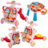COIL Baby Loopwagen 4 in 1 met Licht & Geluid – Multifunctionele Activiteitentafel – Leer Lopen Walker – Educatief Speelgoed 12 Maanden+ - Roze