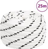 vidaXL Werktouw 20 mm 25 m polyester wit