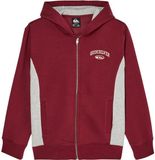 Quiksilver No Teacher Hd Z Sweatshirt Met Rits Rood 10 Years Jongen