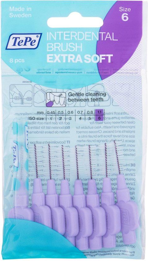 TePe Interdentale Ragers Extra Soft 1.1 mm – 8 stuks
