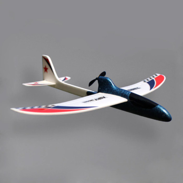 Halolo RC Vliegtuig Glider - DIY Speelgoed Plooibaar Zwart