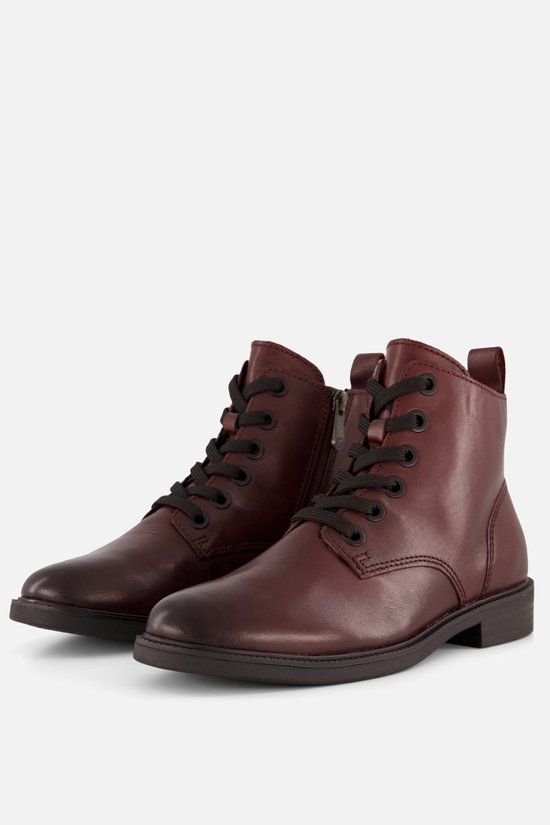 Marco Tozzi Veterboots Bordeaux Synthetisch Maat 38