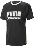 Puma Teamliga Logo T-shirt Korte Mouwen Zwart S Man