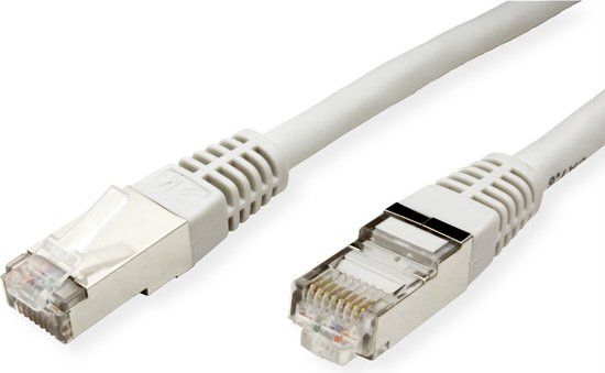 Value Patchkabel Cat.6 (Class E) S/FTP (PiMF), grijs, 1 m
