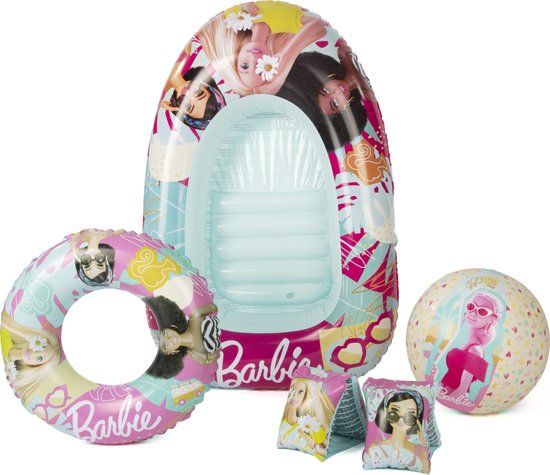 4KidsOnly Barbie Zwem set met boot - Roze