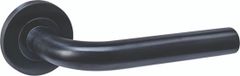Intersteel Deurkruk Q 02 op rozet verdekt ø52x6mm PVD zwart