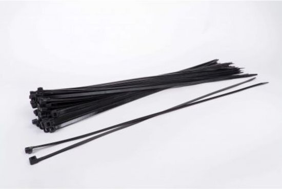 zako-binder 1000 stuks Zwarte kabelbinders 292 mm lang x 3.6 099.0265