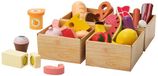 Lupilu Boîte de rangement en bois avec nourriture - 29 pièces