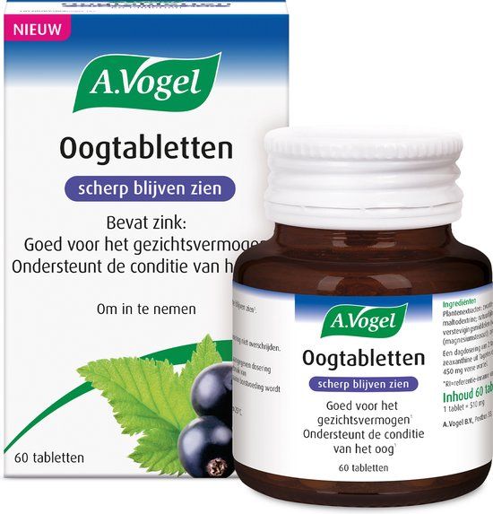 A.Vogel Oogtabletten - 60 tabletten