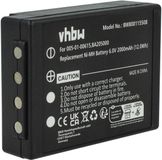 VHBW Batterie compatible avec HBC Grue Chariot Conduite, Technos 1, Technos Radiocommande Industrielle (2000 mAh, 6 V, NiMH) - Noir
