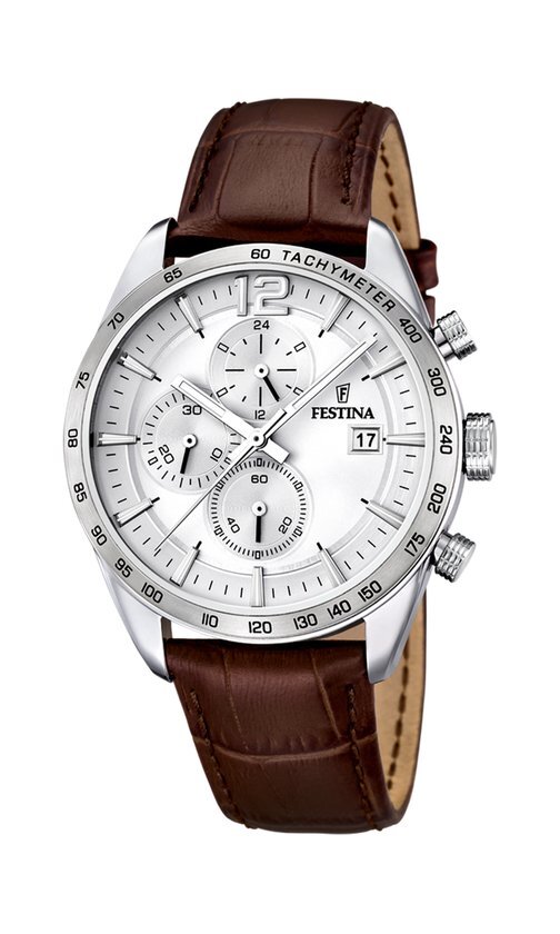 Festina Chronograph horloge F 167601 44 mm Bruin