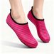 Thuisbesteld B.V. Chaussures aquatiques pour hommes et femmes - Chaussures de bain neutres - Chaussures de plage - Chaussures aquatiques à séchage rapide - Chaussures de natation - Chaussures de surf - Chaussures minimalistes - L (40/41) - Rose rouge
