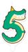 Office Paper Dreams BV Jungle candle 5 crocodile | 4 stuks