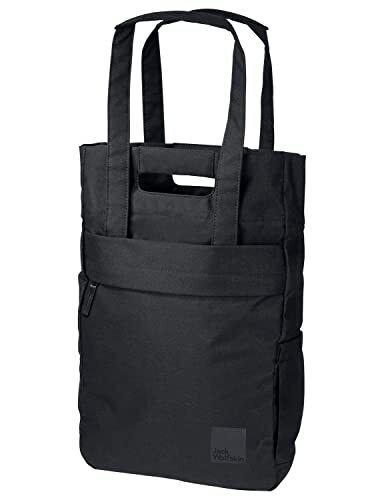 Jack Wolfskin Unisex Piccadilly Shopper, Black, zwart