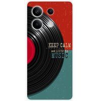 Xiaomi Redmi Note 13 5G Keep calm bedrukt siliconen hoesje