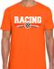 Bellatio Decorations Max racing coureur supporter t-shirt met Nederlandse vlag oranje voor heren - race thema / race supporter S