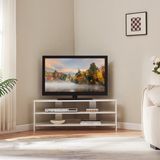 en.casa Tv meubel Berg 110x36x42 cm wit