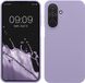 kwmobile telefoonhoesje geschikt voor Samsung Galaxy A27 5G - Hoesje met siliconen coating - Smartphone case in lavendel