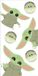 Star Wars Strandlaken Baby Yoda - 70 x 140 cm - Katoen