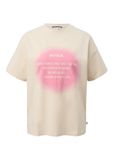 QS Shirt crème / lichtroze