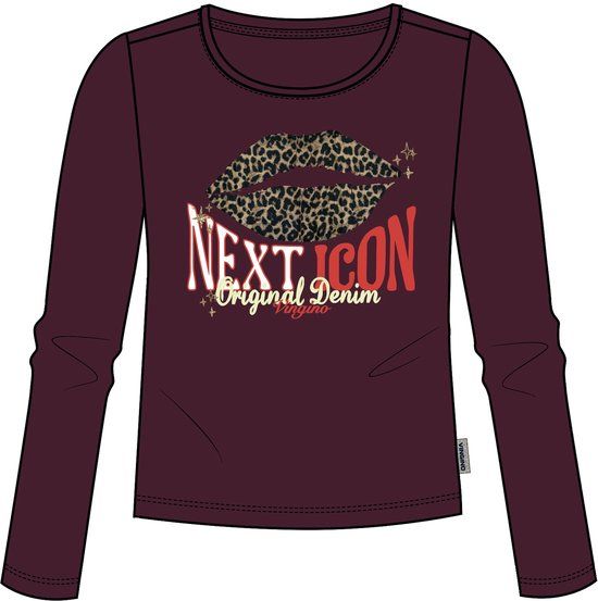 Vingino Jasmine Meisjes Top - Burgundy red