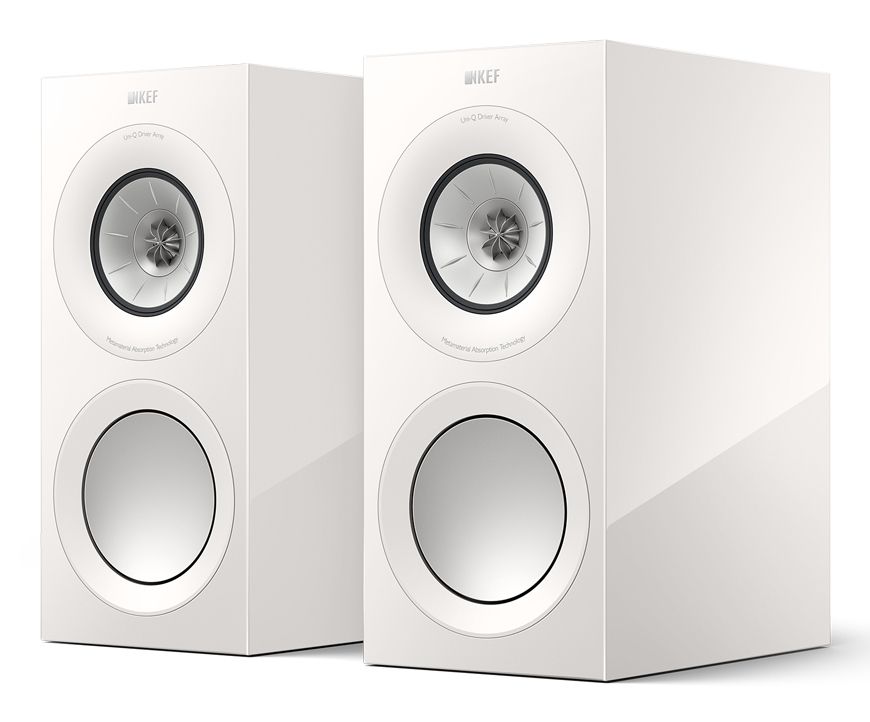 KEF R3 Meta Boekenplank Speaker - Wit Hoogglans (Per Paar)