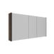 Saniclass meuble sous miroir – 120x63x16cm – Chêne charcoal SW1420837/SW1212818