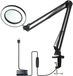 Ibenzoa® Lampe loupe LED dimmable avec bras pivotant et grossissement 8x