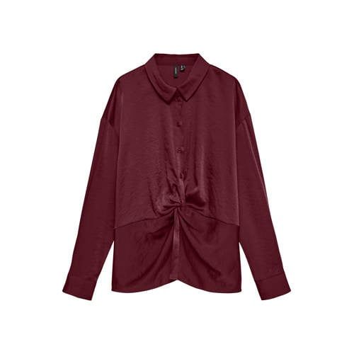 VERO MODA blouse - donkerrood